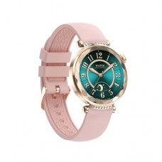 Смарт-годинник XO J13 AMOLED Screen Round Rhombus Women's Watch Золотi