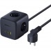Мережевий зарядний пристрій Baseus EnerFill FA11 Cube Power Strip 3AC+1U+1C 67W 1.5m EU чорний E00082100123-00