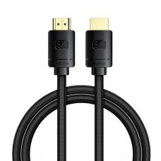 Кабель Baseus High Definition Series HDMI 8K to HDMI 8K Adapter Cable 1m чорний CAKGQ-J01