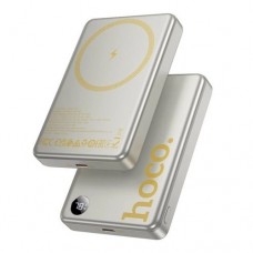 Універсальна мобільна батарея Hoco Q34 Clever PD20W magnetic fast charging with digital display 10 000mAh metal сірий