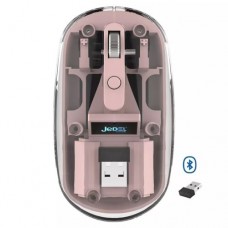 Комп ютерна мишка JEDEL WD131P Wireless 2.4G+BT рожевий