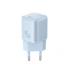 Мережевий зарядний пристрій Baseus PicoGo GaN Fast Charger 1C 45W синій P10176800313-00 дефект пакування