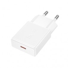 Мережевий зарядний пристрій HOCO N74 Speed single-port PD25W ultra-thin charger(EU) білий