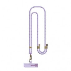 Шнурок ROCK (150см) 8mm з карабіном Phone Strap Lanyard фіолетовий