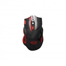 Миша Esperanza MX401 Hawk Чорний-Червоний (EGM401KR)