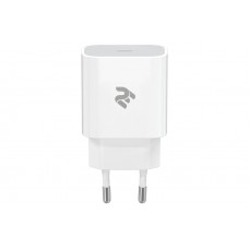 Мережевий зарядний пристрій 2Е USB-C Wall Charger PD3.0 20W Білий