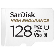 Карта пам'яті SanDisk microSD 128GB C10 UHS-I U3 V30 R100/W40MB/s High Endurance