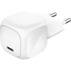 Мережевий зарядний пристрій Belkin BoostCharge Compact PD 20W Білий (WCA009KQWH)