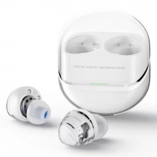 Bluetooth наушники - беспроводные tws Soundpeats Clear Dots Pods cream (белые)