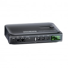 Бесперебойник для роутеров UPS 36W Docreate DC1036L POE USB 3xDC (5/9/12V) без АКБ