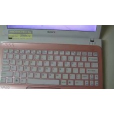Клавиатура для ноутбука Sony SVE14 SVE14A RU Pink без рамки версия с подсветкой. Оригинальная клавиатура.