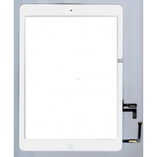 Сенсорное стекло тачскрин для планшета Apple Ipad 5 Air 9.7 White Original with home button and adhesive