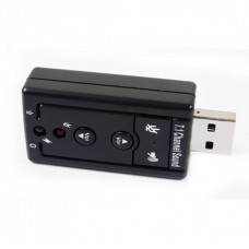 Контроллер USB-sound card 7.1 3D звуковая карта юсб Windows 7 ready