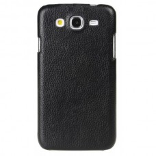 Чехол накладка кожаная Melkco Snap leather cover for Samsung i9152 Galaxy Mega 5.8, black SSMG91LOLT1BKLC