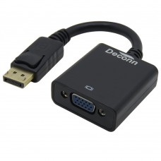 Конвертер переходник Display Port (папа) на VGA (мама) 30 см