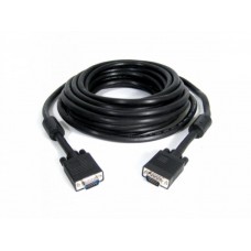 Кабель Vga 5m  папа-папа 1 феррит черный