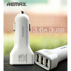 Зарядное устройство автомобильное Remax 3USB сила тока 3.6A RCC301