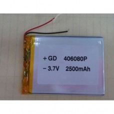 Батарея литий-полимерная 4*60*80 2500mAh универсальный аккумулятор