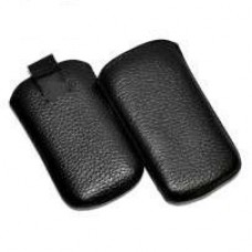 Кожаный чехол-карман для Fly IQ256 Nokia 3310 черный