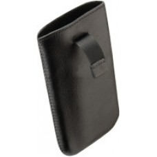 Кожаный чехол-карман для Fly IQ4403 черный