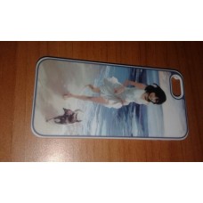 Чехол с рисунком iPhone 5 5s SE с девушкой на заднюю крышку бампер