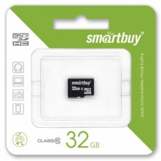 Карта памяти micro SDHC Smartbuy 32GB Class 10 (без адаптера)