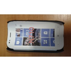 Чехол накладка на заднюю крышку Nokia Lumia 710 пластик чёрный