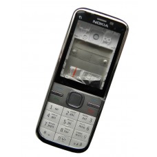 Корпус Nokia C5 белый с клавиатурой Н/С