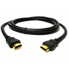 Шнур Hdmi шт.- шт., метал.gold, диам.-7,3мм, 3м