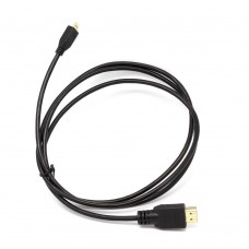 Шнур HDMI штекер (папа) - mini HDMI штекер (папа) 1.5 метра чёрный