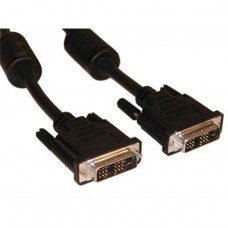 Кабель Шнур DVI 24 + 1 штекер - штекер Hi-Fi метал. с фильтрами 8 метров