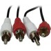 Шнур соединительный 2RCA х 2RCA 150 см кабель 2 на 2 тюльпана