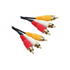 Шнур соединительный 3RCA х 3RCA (JAPAN), 1,8м