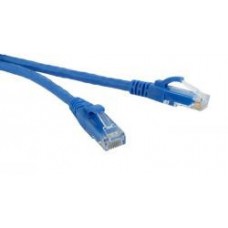 Патч-корд UTP. RJ45. Cat.5e. длина 0.5м. синий