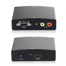 Конвертер с Hdmi на Vga + аудио (2*RCA) преобразователь