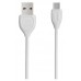Кабель MicroUSB Remax Lesu RC-050m белый