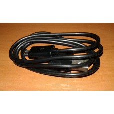 Универсальный кабель usb - microusb 1 метр черный