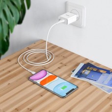 Зарядное устройство и кабель iphone Se 5 5c 5S 6 6s 7 8 - Hoco c81a