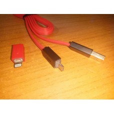 USB-кабель Remax Combo Micro usb IPhone 1m Shadow Magnet RC-026t