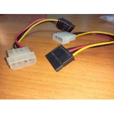 Переходник питания Molex Ide - сата Sata для блока питания