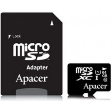 Карта памяти MicroSDXC 64Gb Class 10 Apacer микроСД
