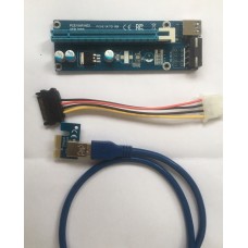 Райзер Riser PCI-EX 1 - 16x переходник для видеокарт