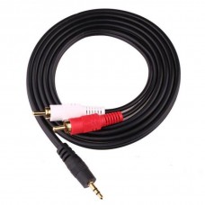 AV кабель t-com - Line 3.5mm Audio Jack Aux to 2 Rca тюльпана