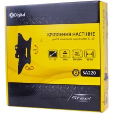 32 дюймовый крепеж кронштейн настенный с наклоном X-Digital Steel SA220