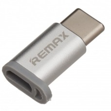 Переходник отг адаптер Remax RA-USB1 Micro-USB - Type-C silver