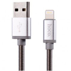 USB кабель Hoco U5 Full-Metal iPhone 6 Grey 1.2m