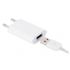 Сетевая зарядка с USB-входом Htc блок питания СЗУ белое