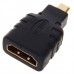 Переходник штекер micro Hdmi - гнездо Hdmi gold в блистере