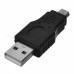 Переходник штекер Usb A - папа штекер mini Usb 5pin