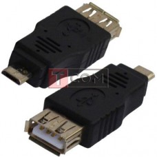 Переходник гнездо Usb A - папа штекер micro Usb